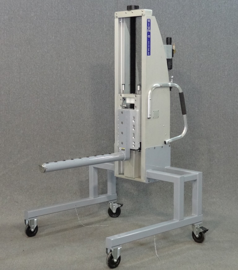 Intrinsically Safe Pneumatic Lift for Handling Rolls of Nonwoven Fabric