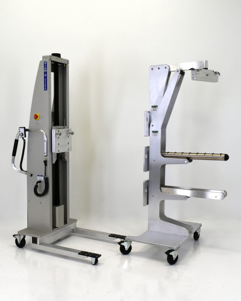 Portable Ergonomic Multifunction Lift with Tooling Changeout Cart