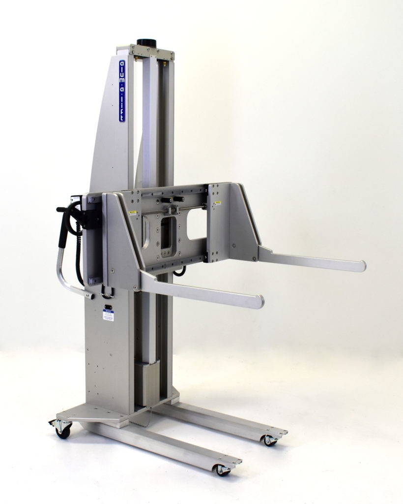 In-Circuit Test Fixture Portable Ergonomic Lift with Folding Arms