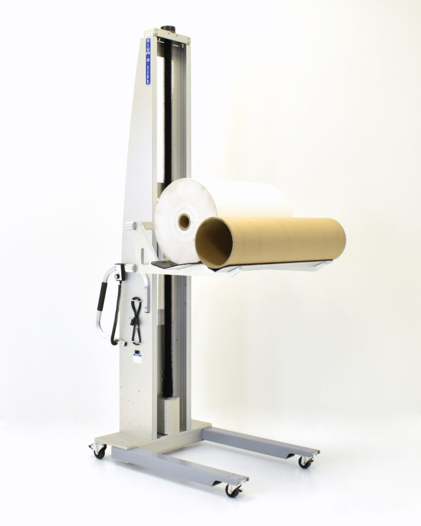 Ergonomic Roll Handling Lift with Double V-Trough