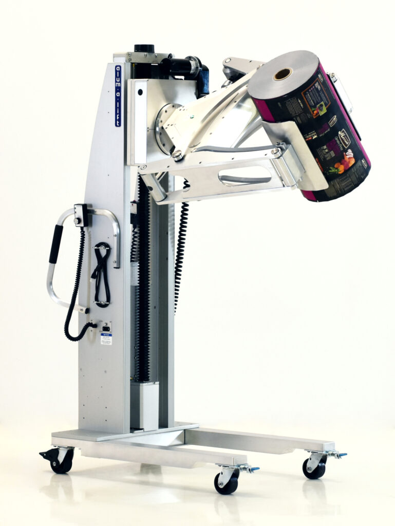 Roll Handling Lift with Rotating Clamps