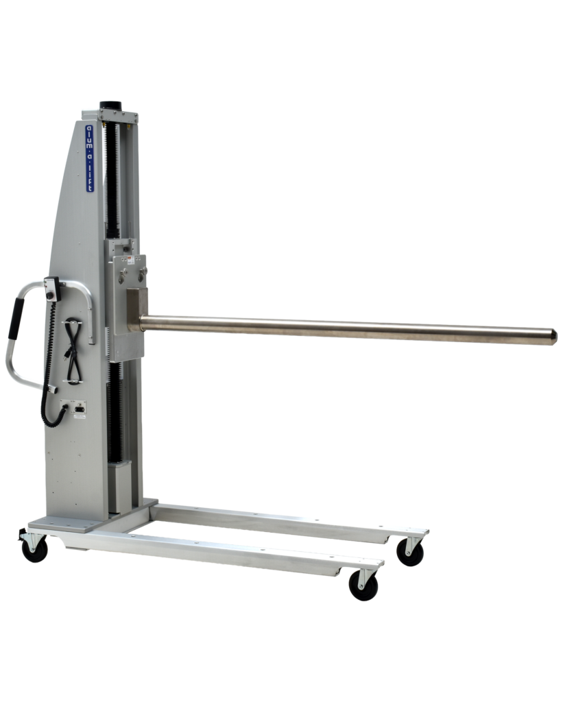 34766 Lightweight Textile Roll Handling Lift for Tight Storage 7 34766 Lightweight Textile Roll Handling Lift for Tight Storage