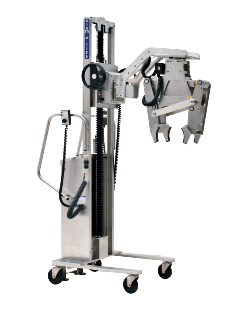 35403 Washdown Stainless RTP Canister Handling Lift with 360° Rotation